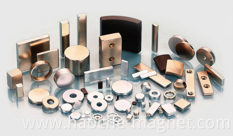 Nickel Arc Shape NdFeb Neodymium Permanent Magnet With Nickel Coating